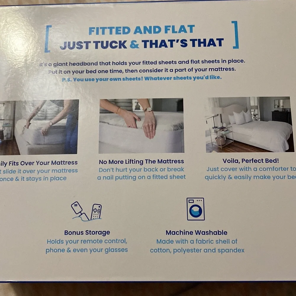 Better Bedder. King size. Bed making made easy.